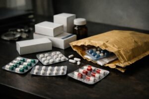 Tráfico de medicamentos sin licencia: delito, penas y defensa